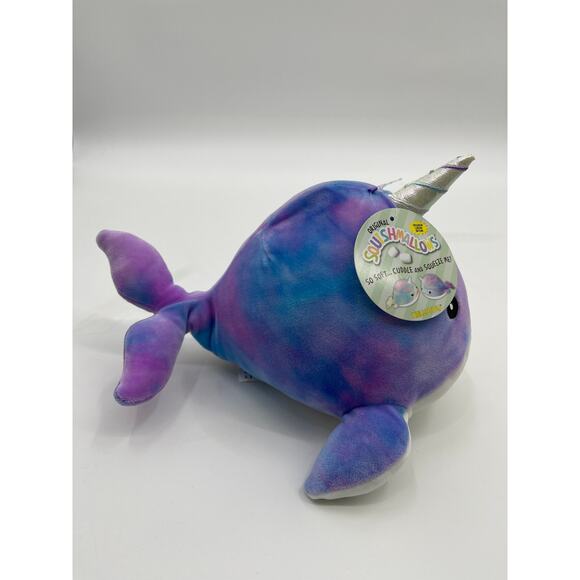 Squishmallows Kelly Toys Hallie The Narwhal 11.5 inches Plush Stuffed Toy NEW - Picture 10 of 12